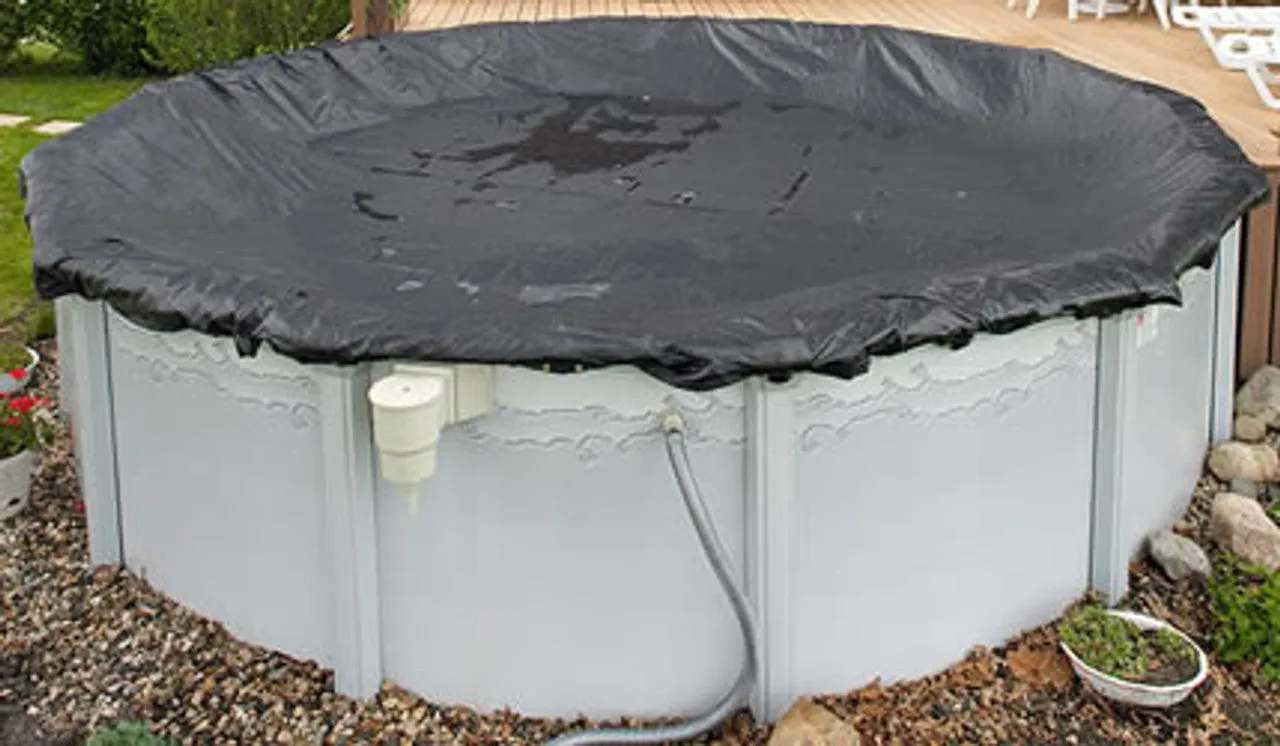 33' Round Premium Mesh Winter Pool Cover