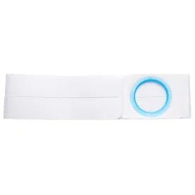 4" White, Cool Comfort, Flat Panel Belt, Prolapse Flap, Extra Large, 2-5/8" x 3-1/8" Center Opening