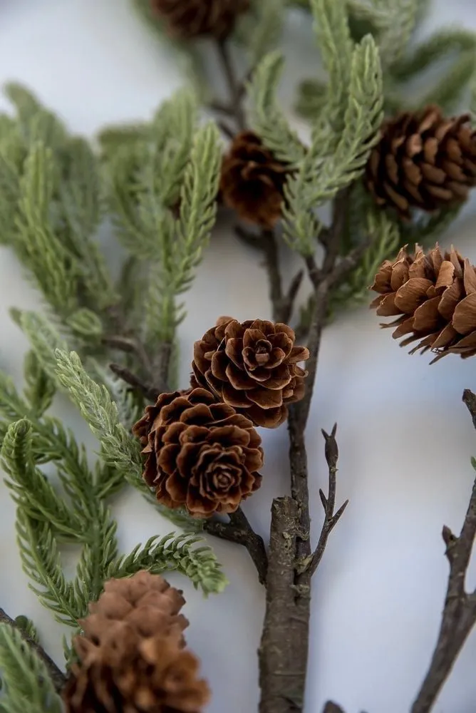 Artificial bald cypress pine spray