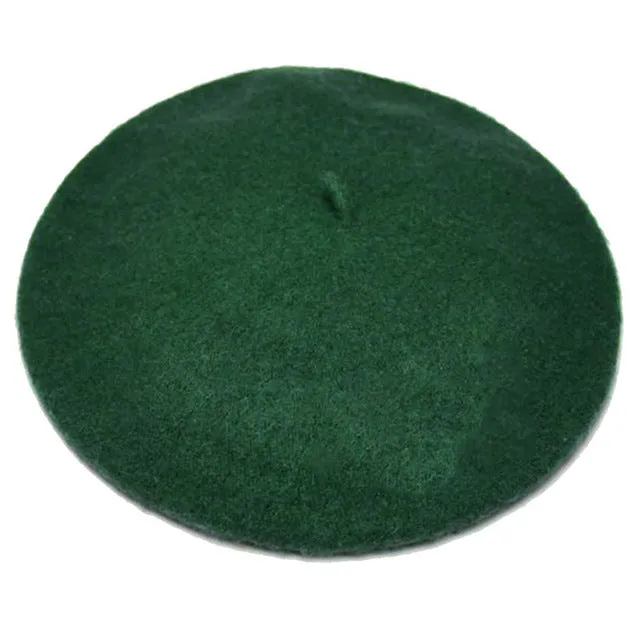 AWAYTR Women's Hat Fashion Women Beret Cap Winter Warm Wool Hats Casual French Artist Beanie Hat Cap Headwear Fall Berets