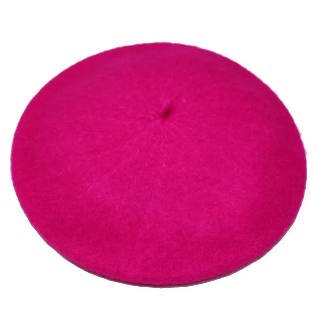 AWAYTR Women's Hat Fashion Women Beret Cap Winter Warm Wool Hats Casual French Artist Beanie Hat Cap Headwear Fall Berets