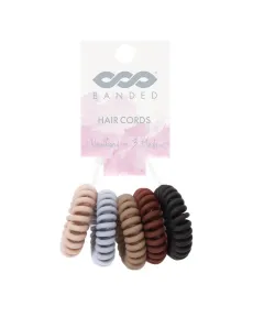 Banded Hair Ties 5 pack