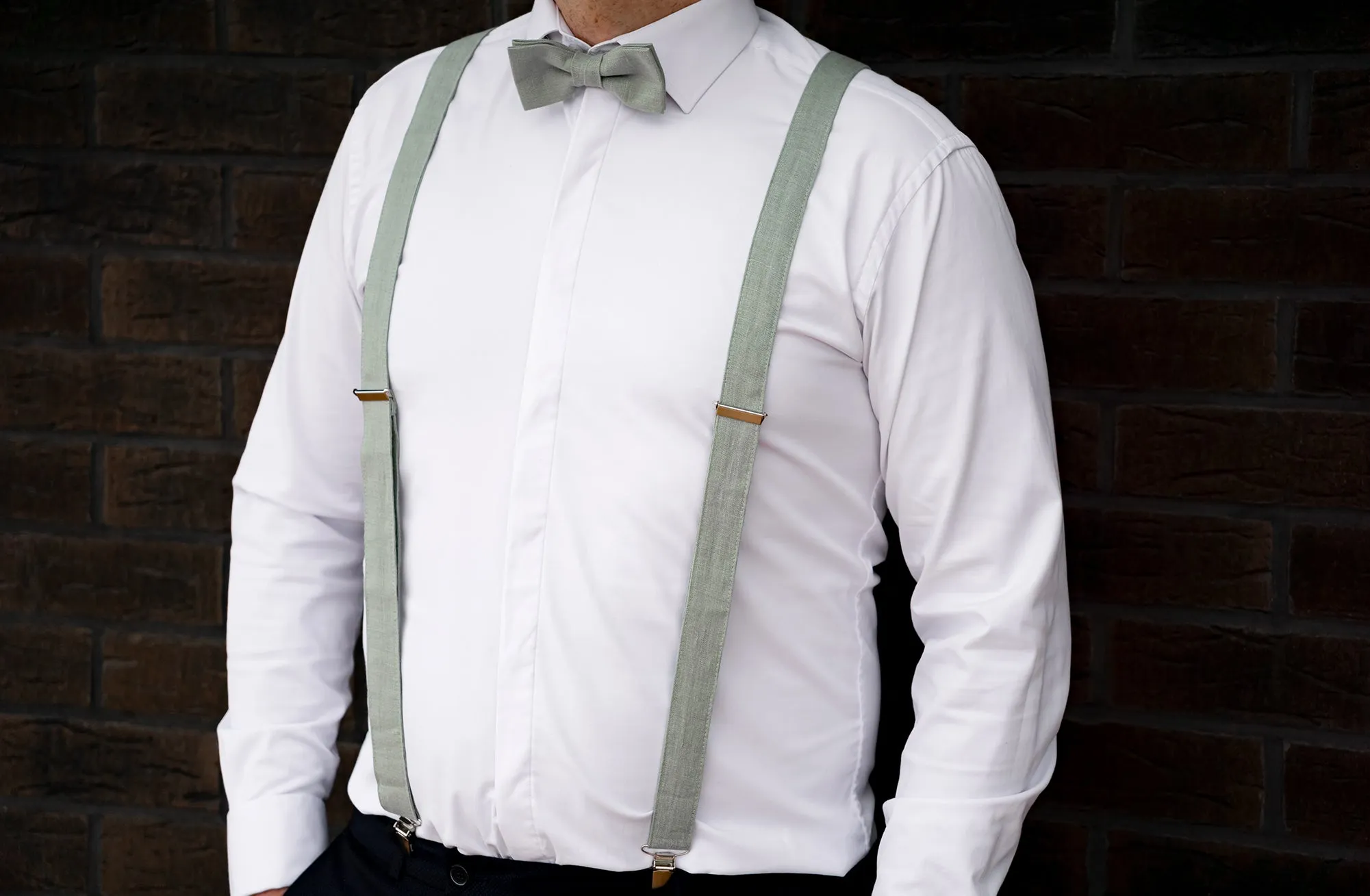 Beige bow tie for kids