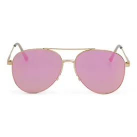 DAX Ace Pink Aviator Sunglasses
