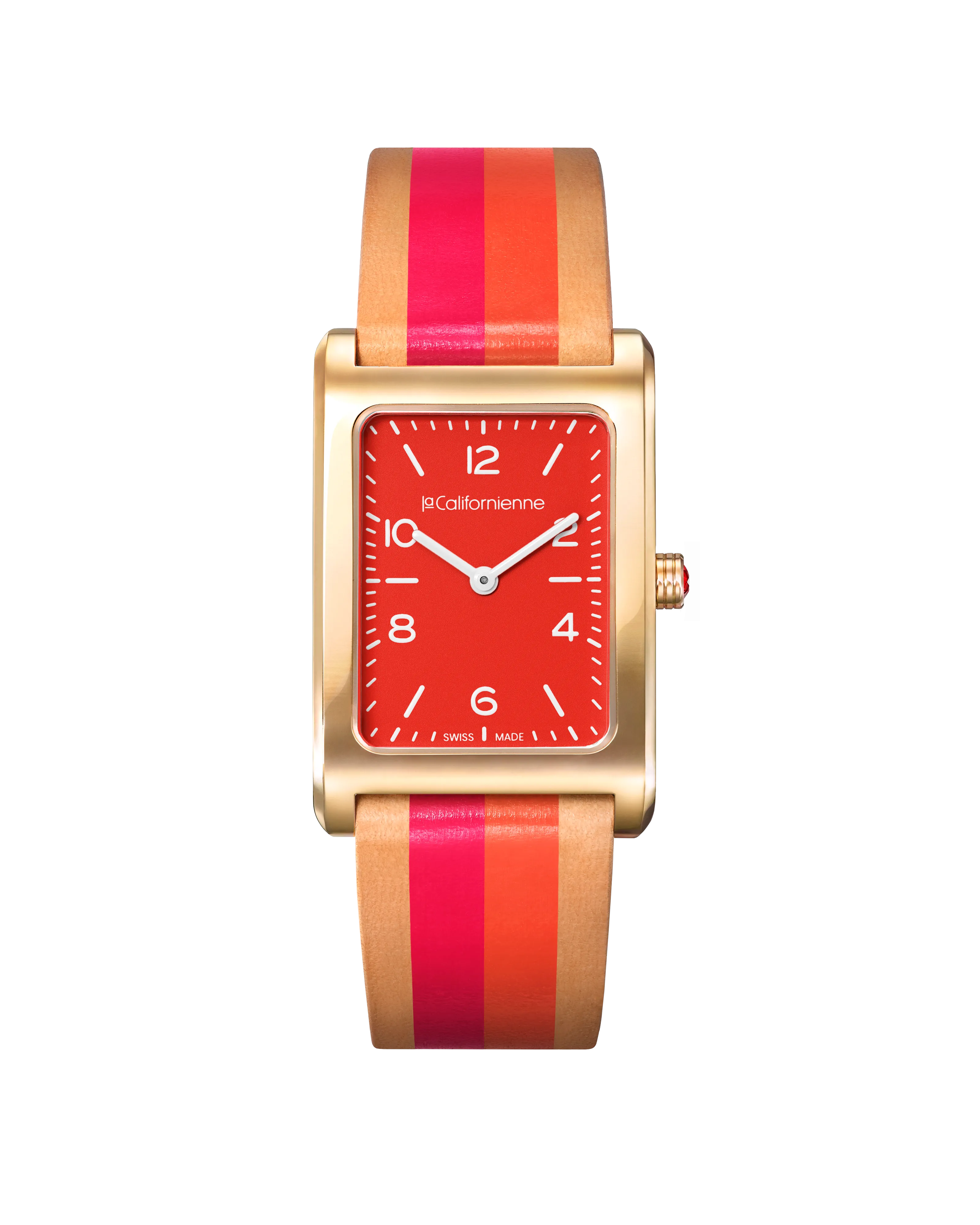 Daybreak Watch in Hot Pink and Orange