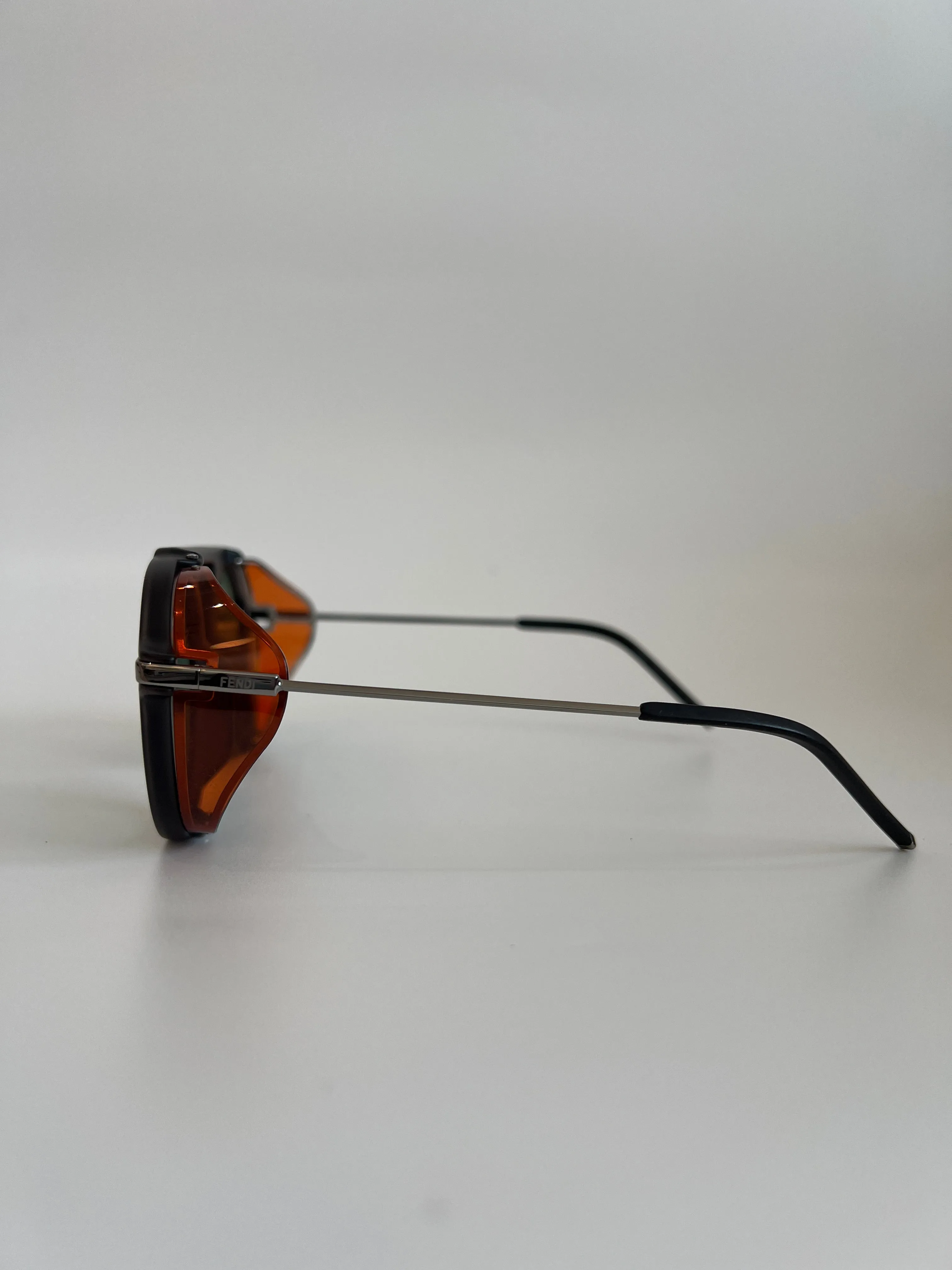 Grey/Green Aviator Mens Sunglasses FF M0012/S KB7/QT 52