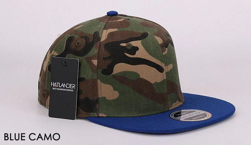 HATLANDER Camouflage Snapback Cap
