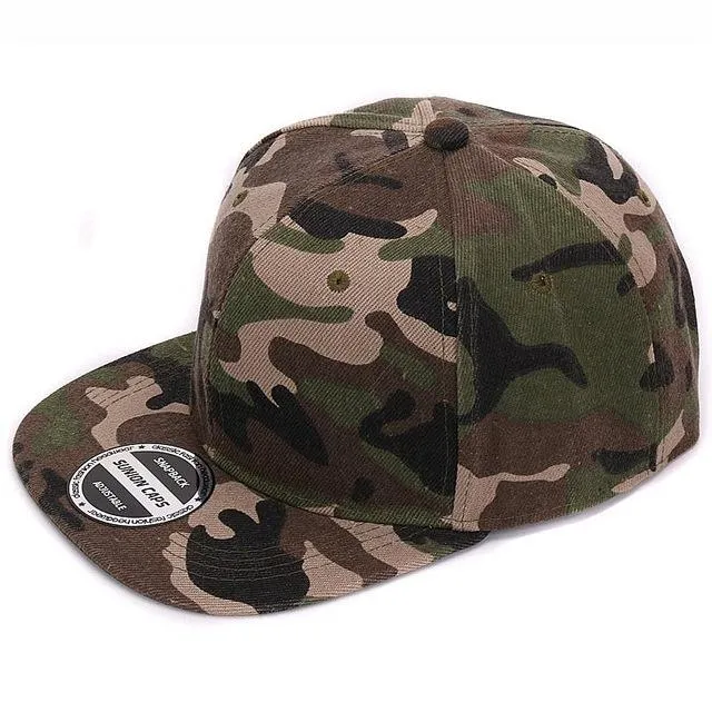 HATLANDER Camouflage Snapback Cap