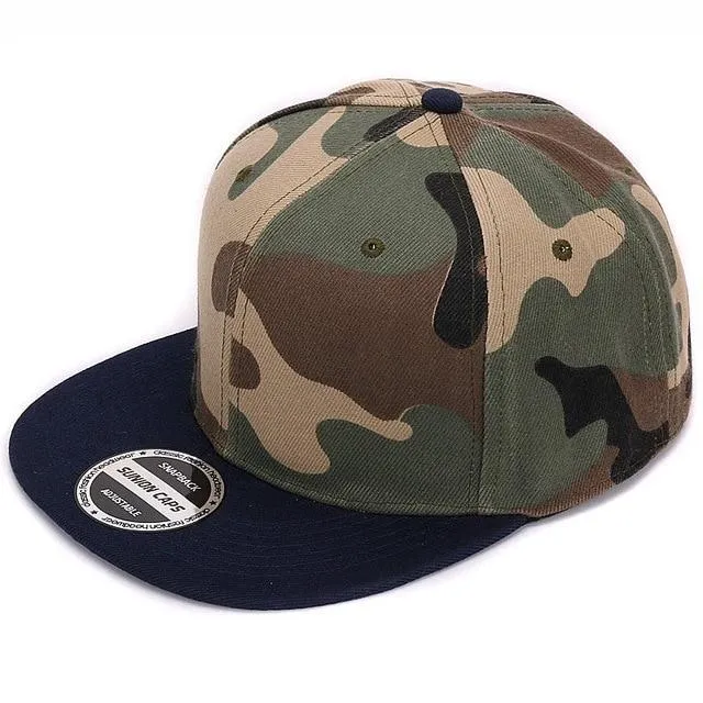 HATLANDER Camouflage Snapback Cap