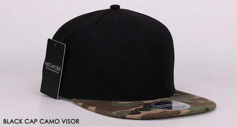HATLANDER Camouflage Snapback Cap