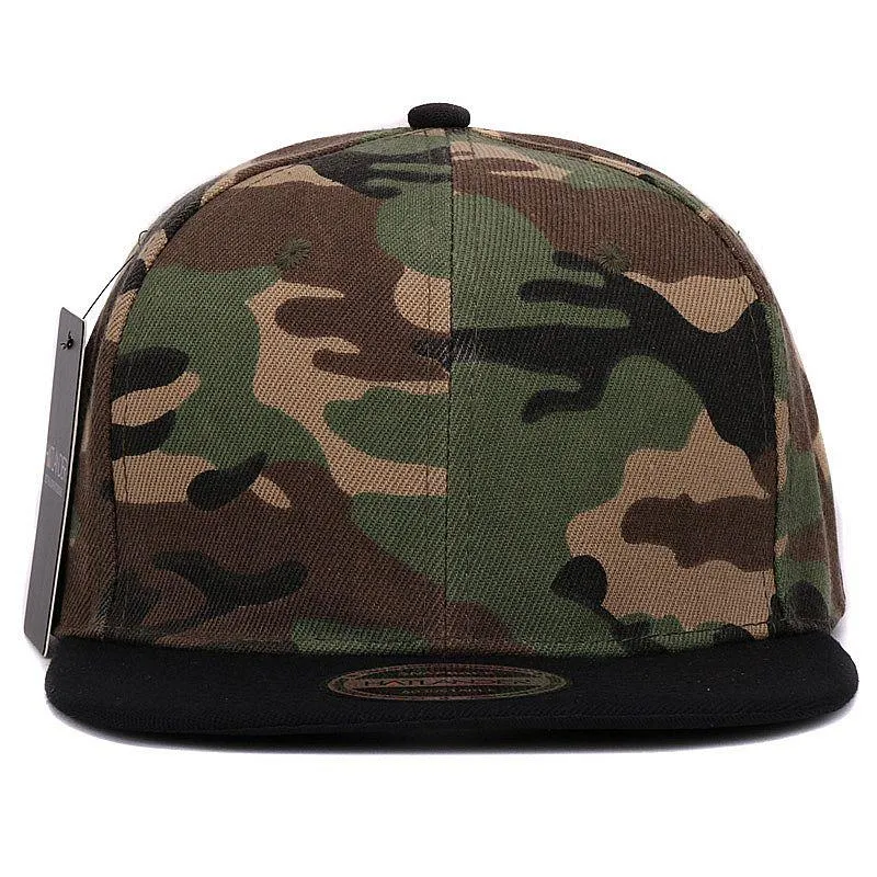 HATLANDER Camouflage Snapback Cap