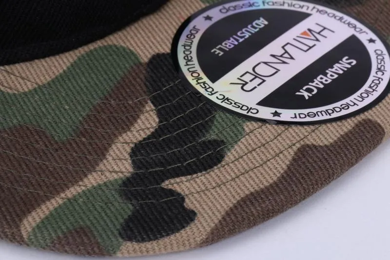 HATLANDER Camouflage Snapback Cap