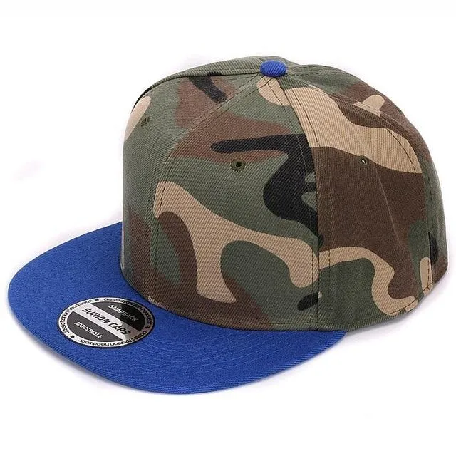 HATLANDER Camouflage Snapback Cap