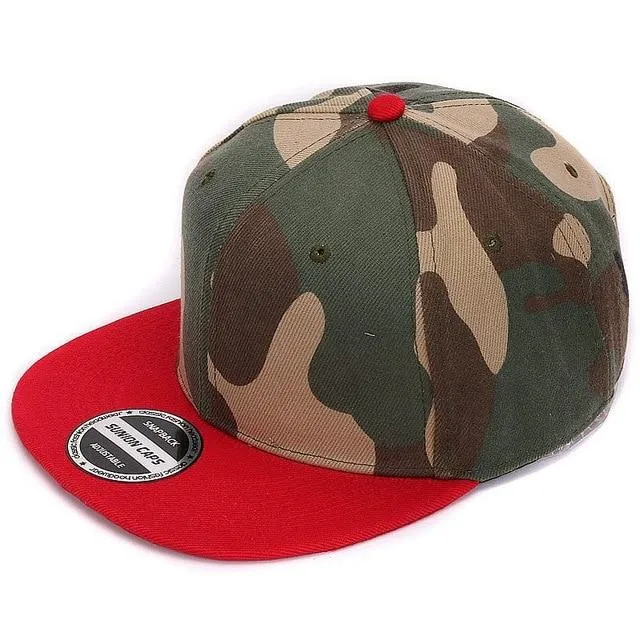 HATLANDER Camouflage Snapback Cap