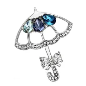 LO2854 - Imitation Rhodium White Metal Brooches with Synthetic Glass Bead in Multi Color LO2854 - Imitation Rhodium White Metal Brooches with Synthetic Glass Bead in Multi Color