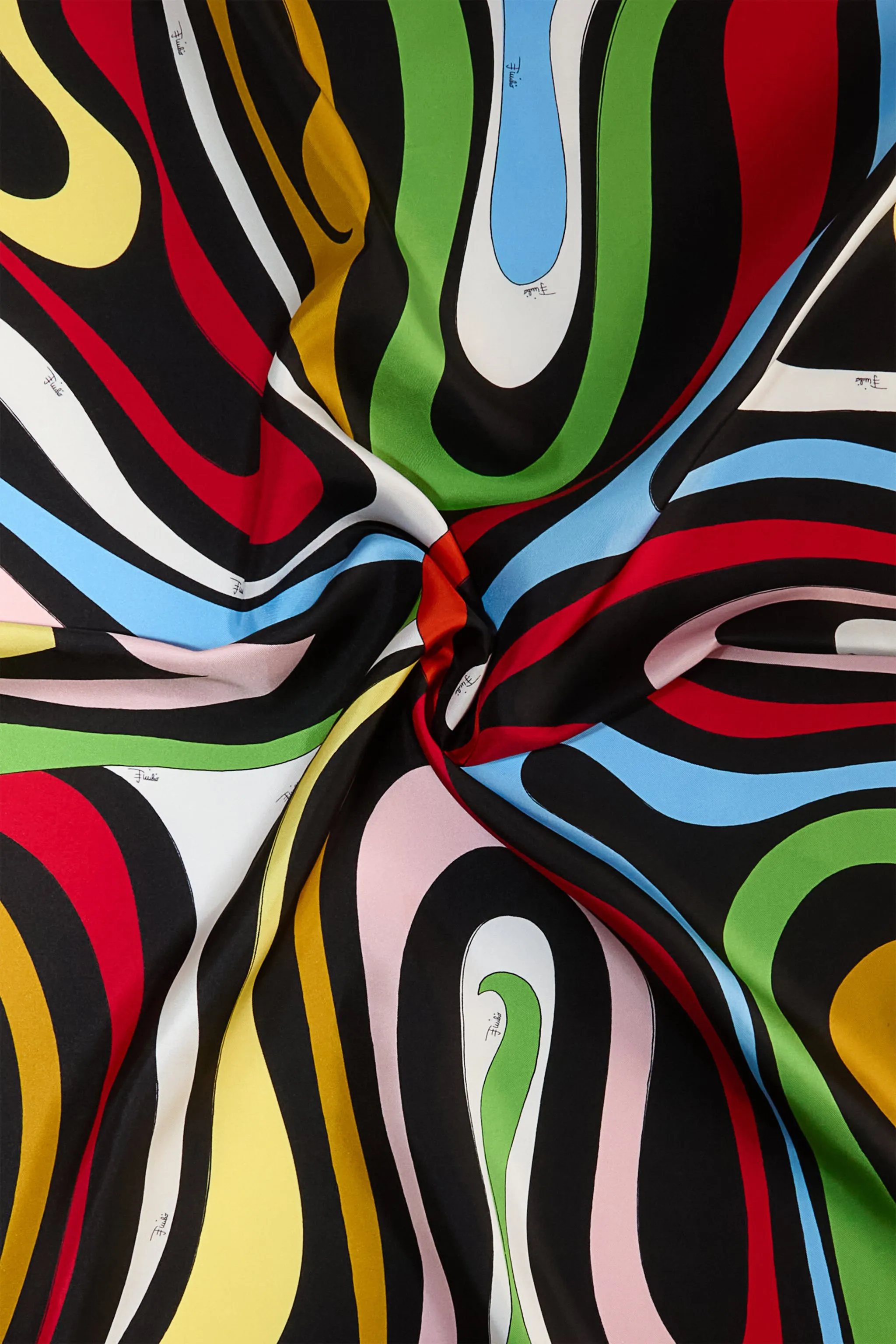 Marmo-Print Large Silk-Twill Carré