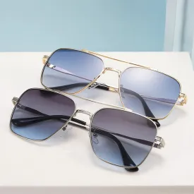 Men Fashion Rectangle Aviator Sunglasses