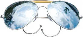 Mirror Lenses - US Air Force Style Aviator Sunglasses