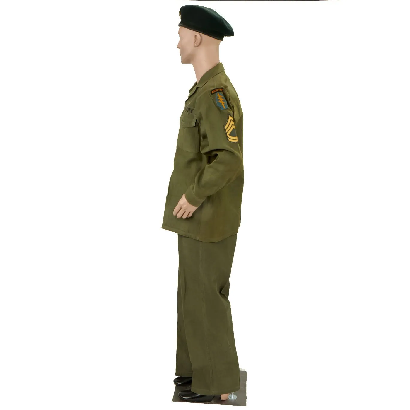 Original U.S. Vietnam War Named Green Beret Special Forces Airborne Ranger Uniform - Bates