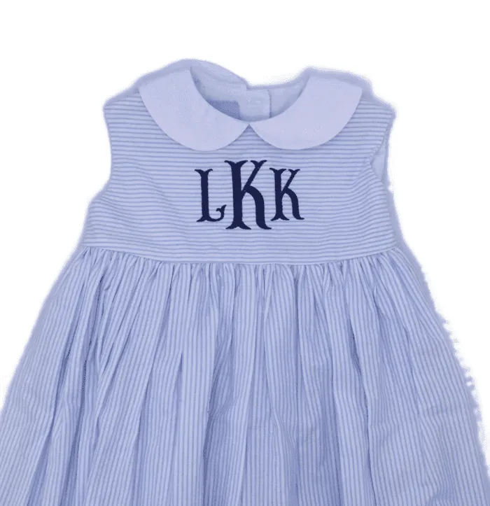 Peter Pan Seersucker Stripe Sundress