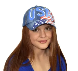 Unisex Sun Hats Washed Denim Hat Sports Baseball Cap