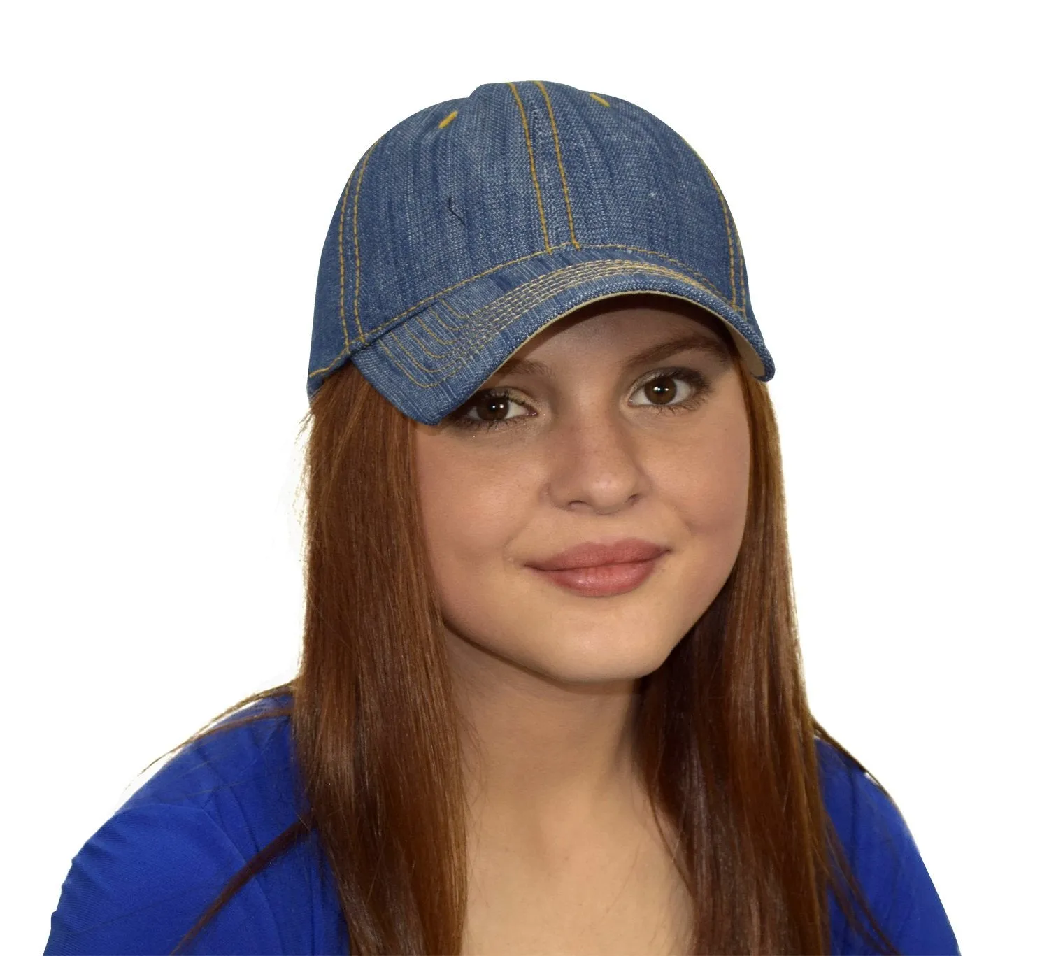 Unisex Sun Hats Washed Denim Hat Sports Baseball Cap