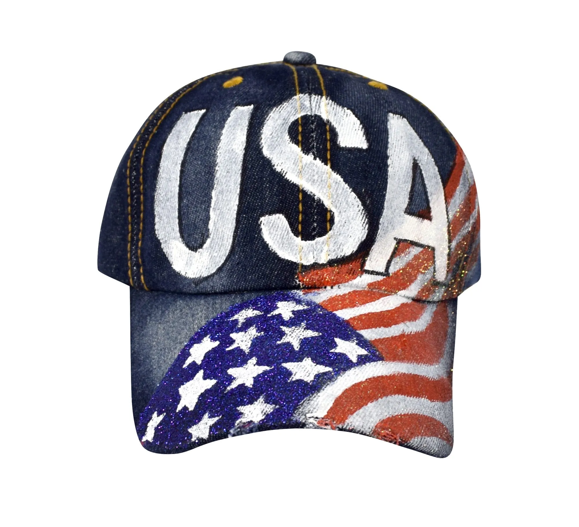 Unisex Sun Hats Washed Denim Hat Sports Baseball Cap