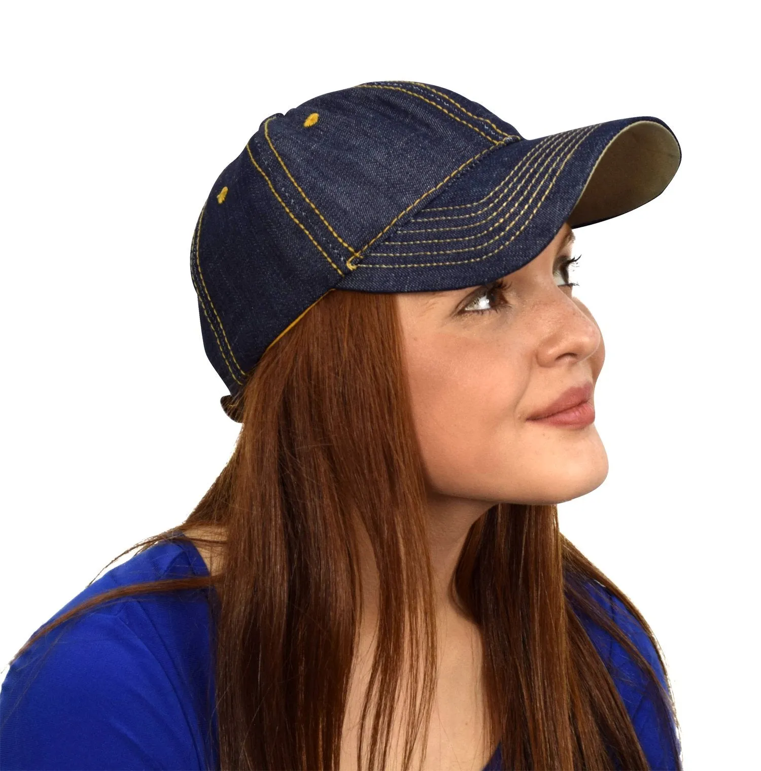 Unisex Sun Hats Washed Denim Hat Sports Baseball Cap