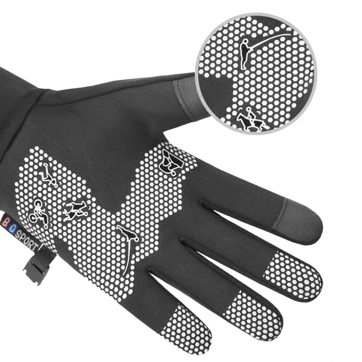 Winter Gloves Winter Cycling Gloves Water Repellent & Touch Screen